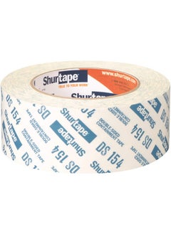 Shurtape Ds 154 Double-Sided Containment Tape, Painter'S Tape And Sticks To Plastic Sheets, For Painting And Remodeling, 48Mm X 23 Meters, Natural, 1 Roll (104333)  - Image 3