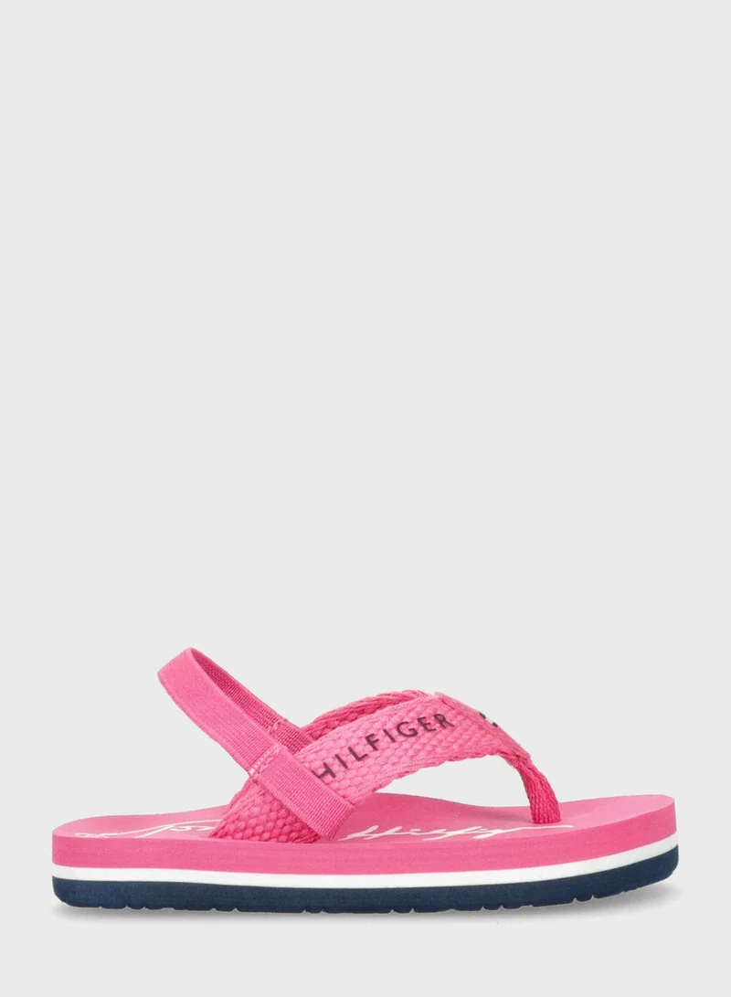 TOMMY HILFIGER Kids Slip On Flip Flop
