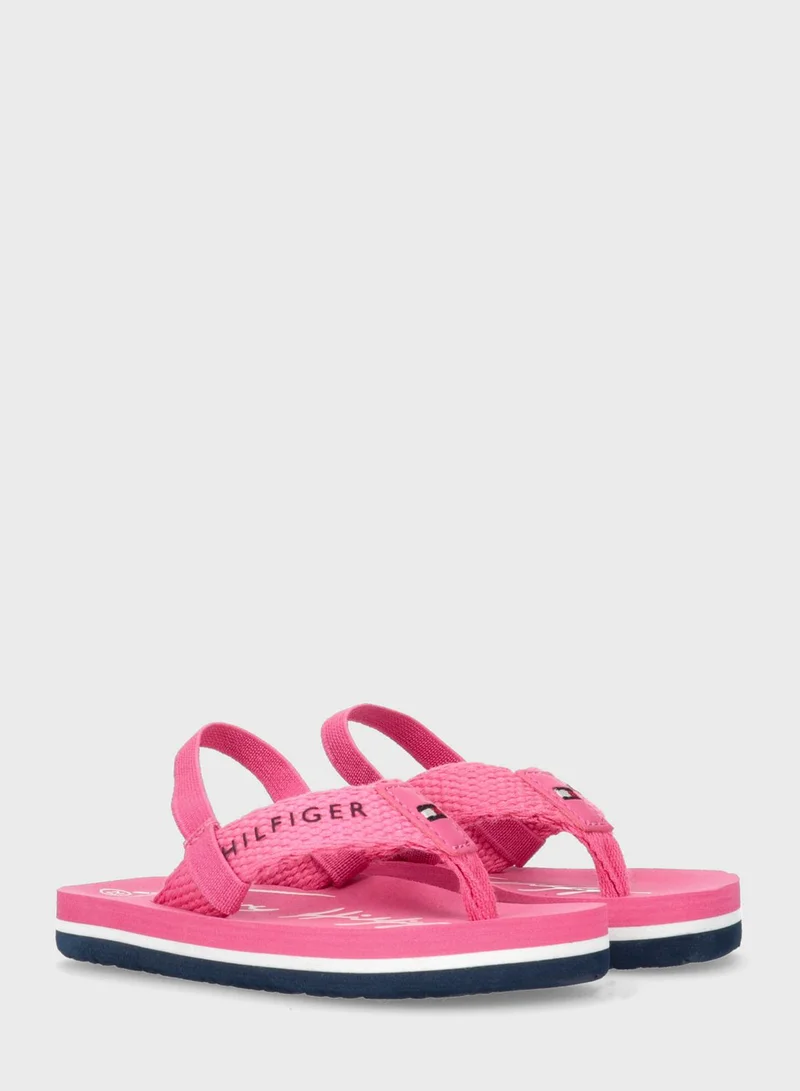 TOMMY HILFIGER Kids Slip On Flip Flop