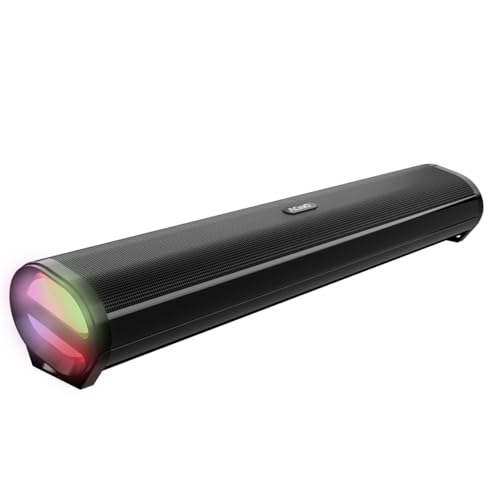 ACwO CARNIwAL 717 | 50W RMS Output | Powerful Drivers | 8Hrs Music Playtime | TWS Function | Dynamic RGB Lights | Built-in FM Radio | Call Function | 3 EQ Modes | Bluetooth Soundbar (Black) - Image 1