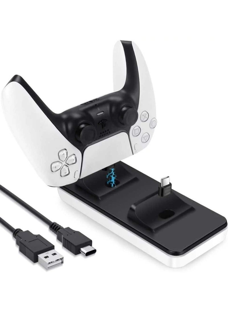 PlayX Dual Charge Station – Fast Charging Dock for PlayStation 5 DualSense Controllers with LED Indicators & Safe Overcharge Protection  - Image 1