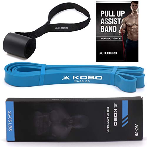 Kobo Power Loop Band with Door Anchor/Resistance Band/Pull Up Assist Bands 41 Inch| Powerlifting Bands - for Mobility & Body Stretching, Powerlifting, Resistance Training with Workout Guide Booklet - Image 1