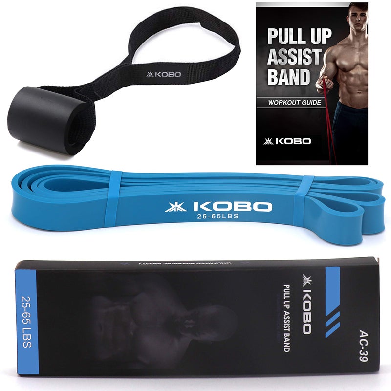 Kobo Power Loop Band with Door Anchor/Resistance Band/Pull Up Assist Bands 41 Inch| Powerlifting Bands - for Mobility & Body Stretching, Powerlifting, Resistance Training with Workout Guide Booklet - Image 3