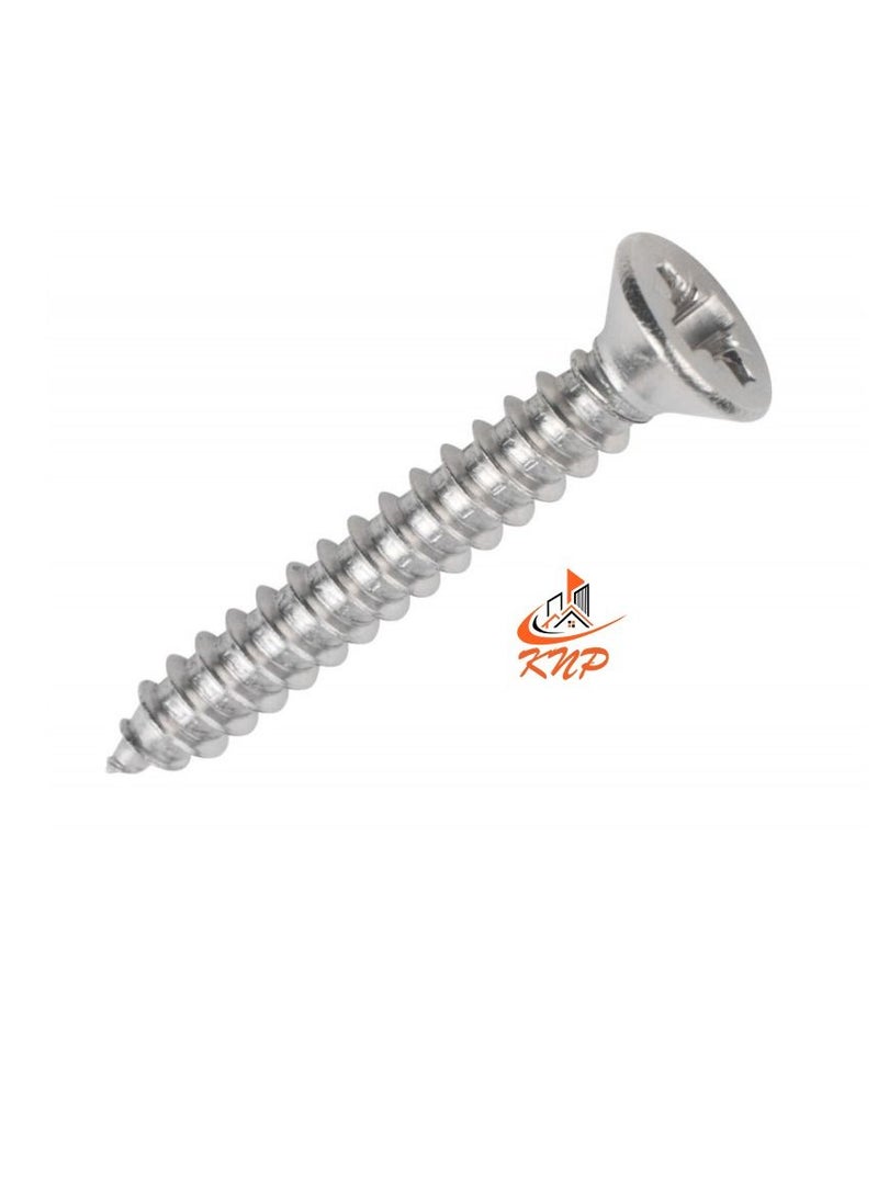 KNP Self Tapping CSK Head Screw 8 X 1/2" - Image 2