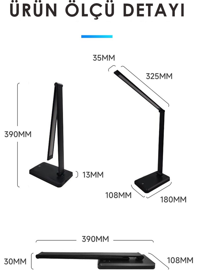 Technosmart Touch Level Adjustable Stylish Table Lamp Office Decoration Lighting Office Gift  - Image 4