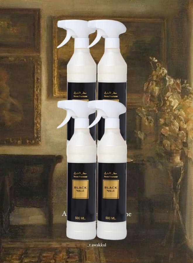 بانافع 4 قطع معطر جو بالعود الأسود 500 مل - Image 1