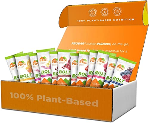 PROBAR - BOLT Organic Energy Chews, Variety Pack, Strawberry, Berry Blast, Orange, Raspberry, Pink Lemonade, Cranberry Pomegranate - Gluten-Free, USDA Certified Organic (12 Count) - Flavors May Vary - Image 5