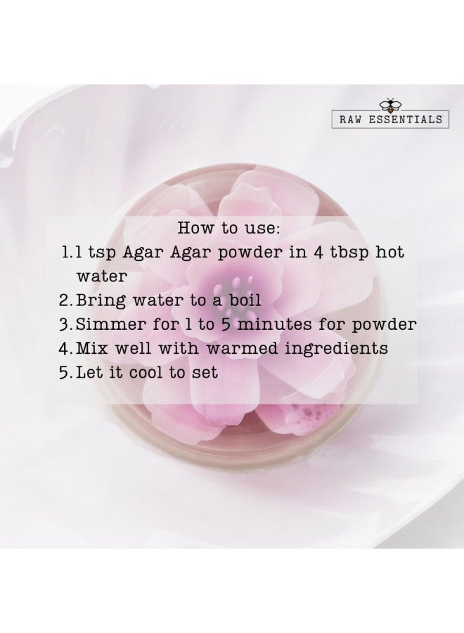 Raw Essentials Thickening Agent and Gelatin Substitute, Agar Agar Powder, Vegan and Gluten Free, Tasteless and Versatile Gelling Agent, Use in Sauces, Desserts, Jams, and More!  - Image 5