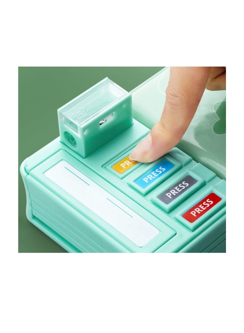 Multifunction Pencil Case for kids,Cute Pop Up Dinosaur Pencil Case With Double Layers Multifunction Organizer Box，Girls Boys Stationary Boxs Set - Image 4