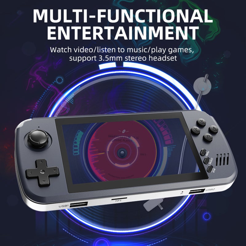 X39 Pro Handheld Game Console Portable Game Player 4.5-inch IPS HD Screen Search/Favorite Support External Dual Controllers Support Game Save/Load HD Output Rechargeable 3000mAh Battery - Image 5