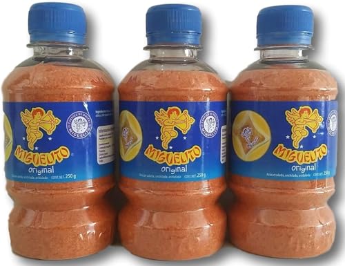 Miguelito El Original Mexican Candy Chili Powder 3 Bottles 250g 88oz Each - Image 1