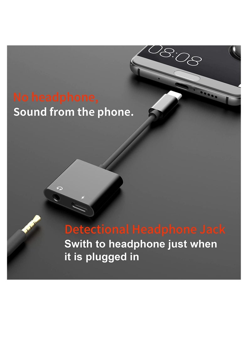 USB C to 3.5mm Headphone Adapter,60W Fast Charge,Type C Audio Jack Earphone Aux Converter Work for iPad Pro/Air 4,Samsung Galaxy S21/S20/FE 5G/+/Ultra/ Note 20/10/Plus Google Pixel 4/3/2 XL - Image 5