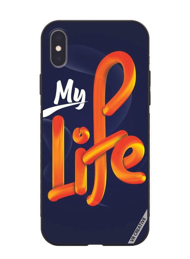 VR CREATIVE Protective Case Cover For Apple iPhone X/XS My Life Design Multicolour - Image 1