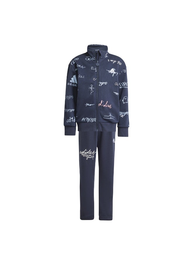 Adidas Brand Love Little Kids Tracksuit - Image 1
