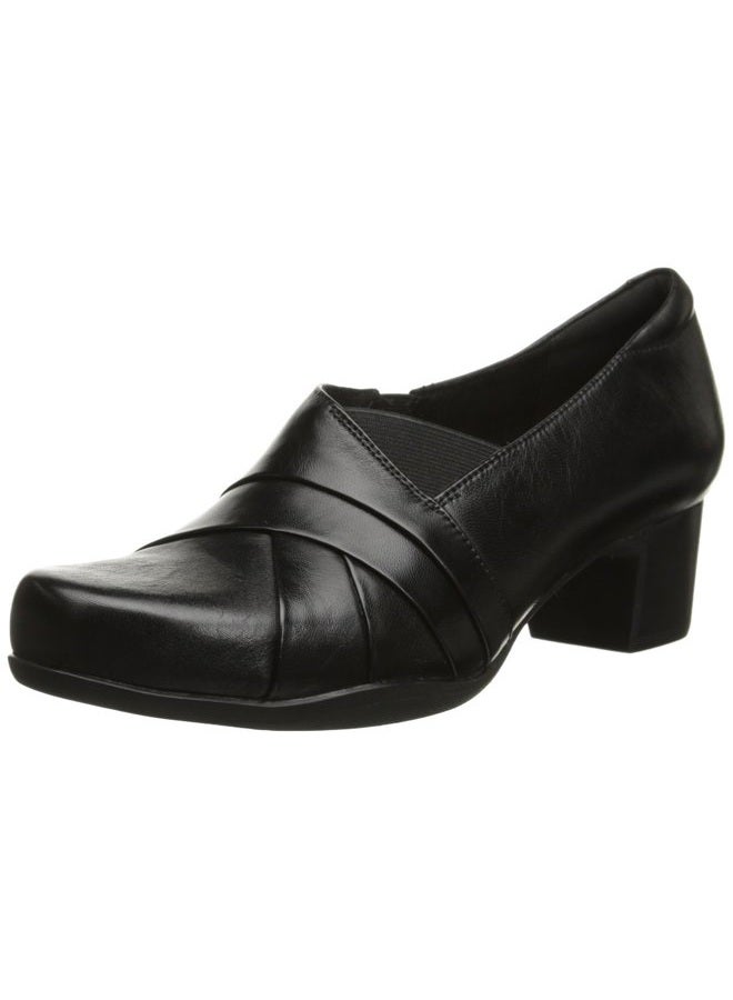 كلاركس نساء روزالين أديلي، جلد أسود، 8.5N أمريكي، 6 C بريطاني، 39.5 أوروبي