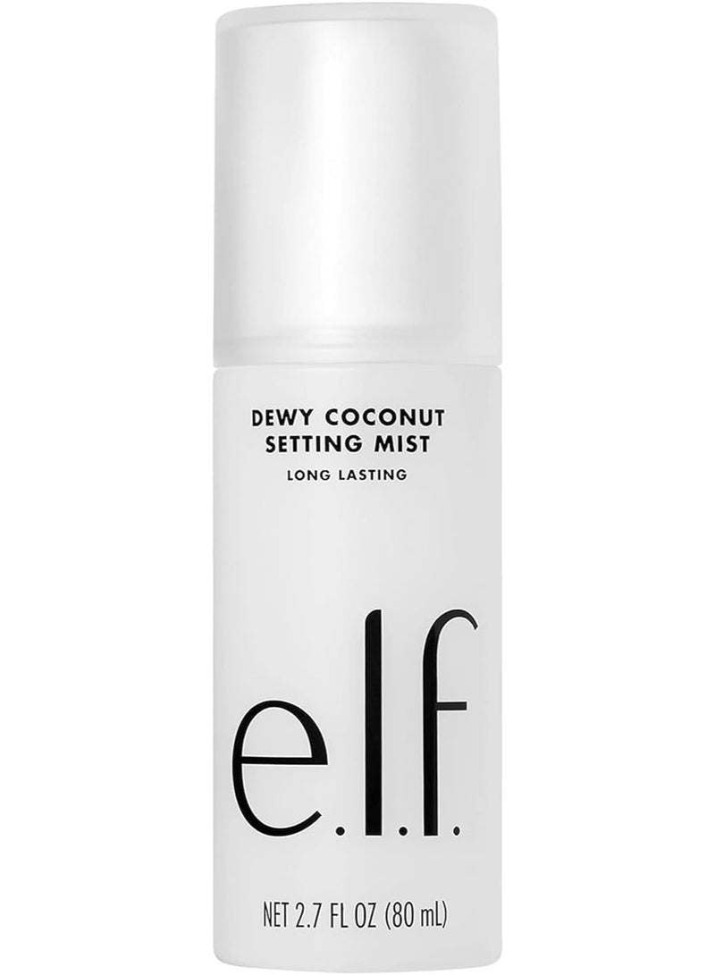 elf Dewy Coconut Setting Mist 80ml, Makeup Setting Spray for Hydrating & Conditioning Skin - Image 2