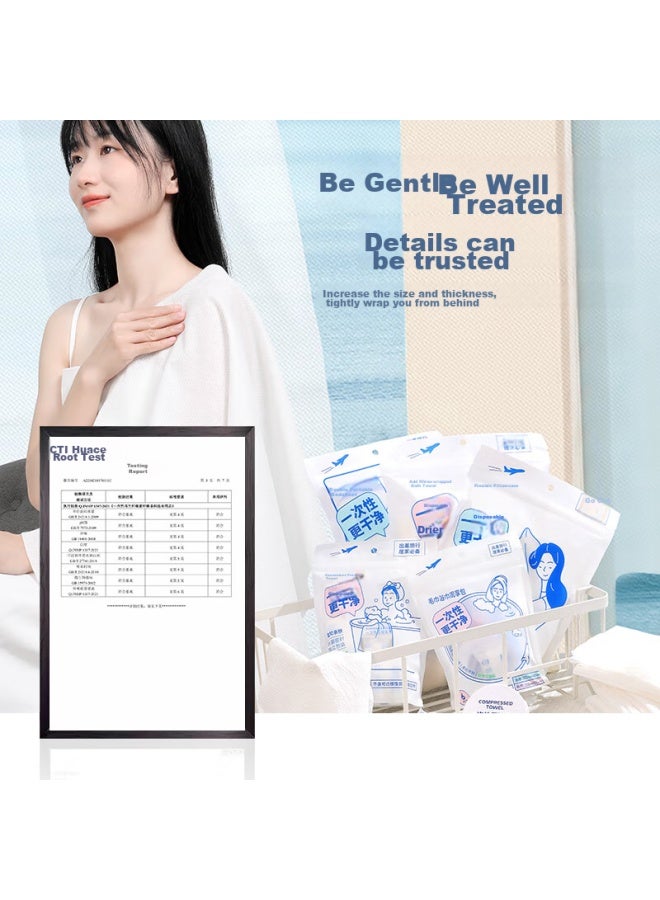 Miniso غطاء وسادة قابل للتصرف من مينيسو لأساسيات السفر للعطلات والرحلات ورحلات العمل (4 قطع × 2 عبوات) - Image 5