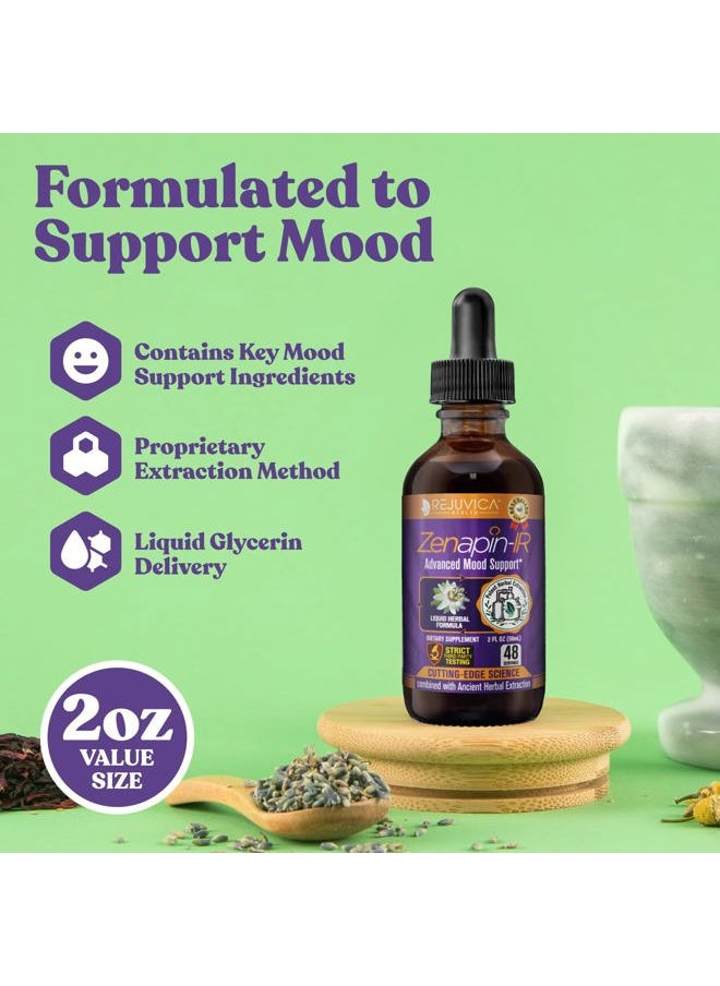 Rejuvica Health Rejuvica Health Advanced Mood Support Supplement - Liquid Delivery for Better Absorption - Tart Cherry, Chanca Piedra, Celery Seed, Ginger & More!  - Image 2
