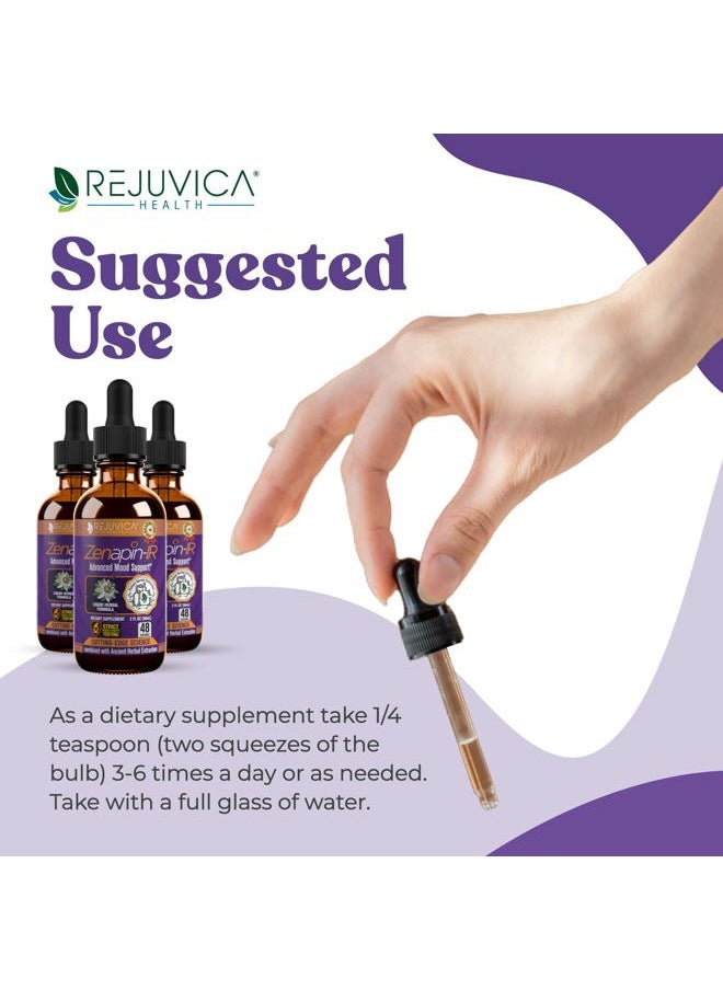 Rejuvica Health Rejuvica Health Advanced Mood Support Supplement - Liquid Delivery for Better Absorption - Tart Cherry, Chanca Piedra, Celery Seed, Ginger & More!  - Image 4
