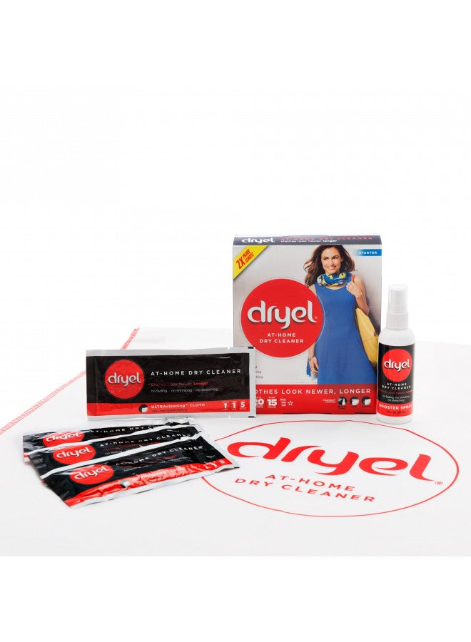dryel dryel At-Home Dry Cleaner Starter Kit, Gentle Laundry Care for Special Fabrics and Dry-Clean-Only Clothes, 4 Load Capacity  - Image 2