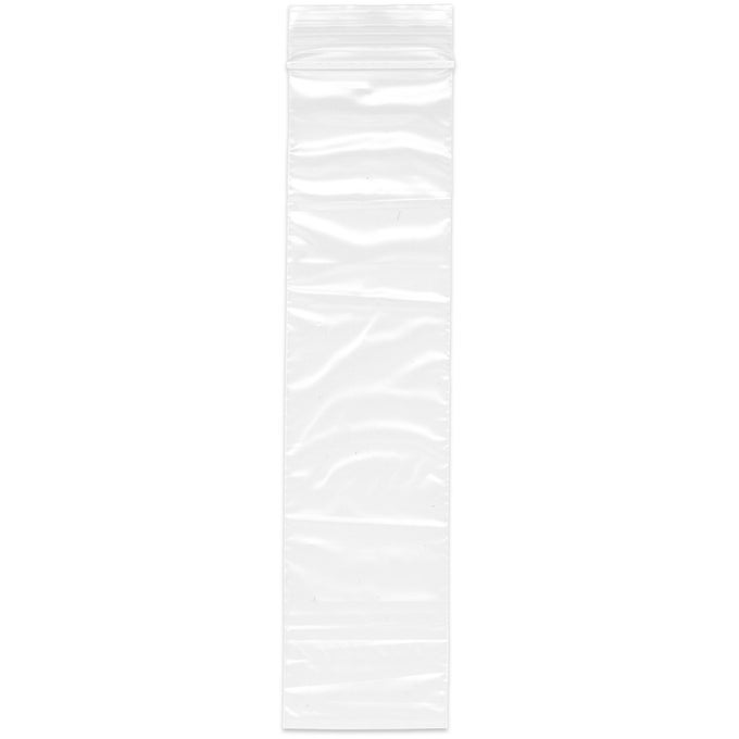 2 X 8 CASE OF 1000 2 MIL ZIPPER RECLOSABLE PLASTIC BAGS