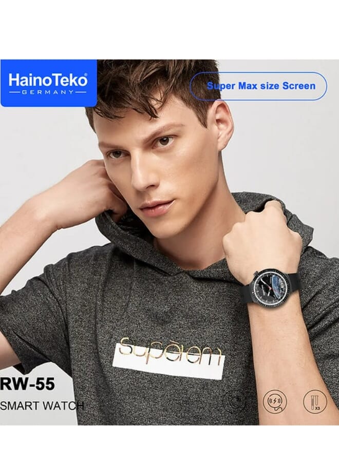 haino Teko RW-55 Smartwatch With 3 Pairs Strap - Image 2