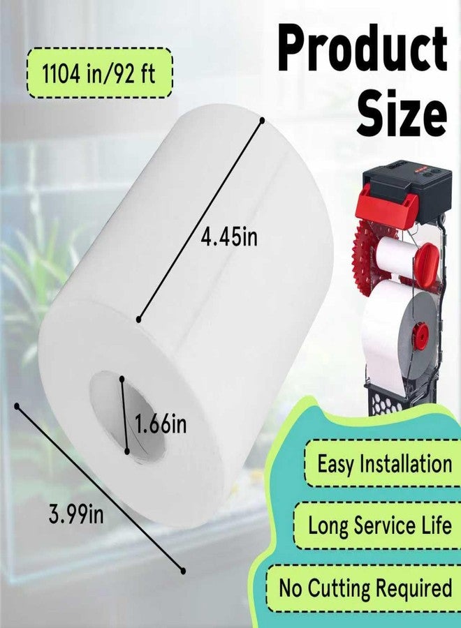 Kamrexi Replacement Fleece Roll Compatible with Red Reef 500, 92' in Long and 4.45" in High, High-Efficiency Filtration, Perfect for Reef Aquariums, Effortless to Install & Use - Image 3