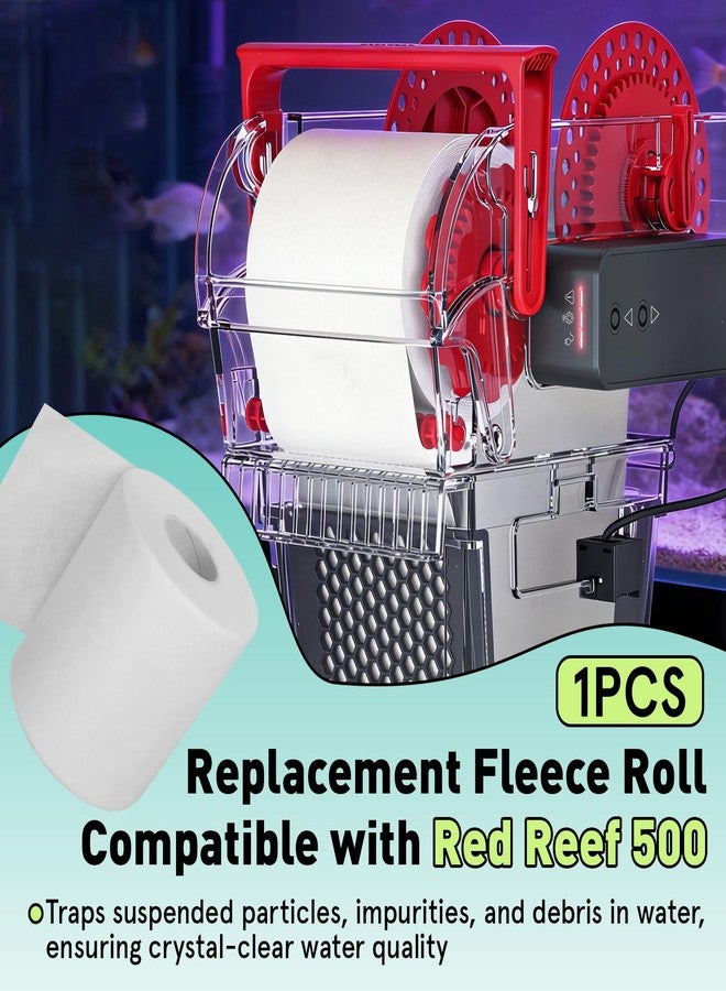 Kamrexi Replacement Fleece Roll Compatible with Red Reef 500, 92' in Long and 4.45" in High, High-Efficiency Filtration, Perfect for Reef Aquariums, Effortless to Install & Use - Image 2