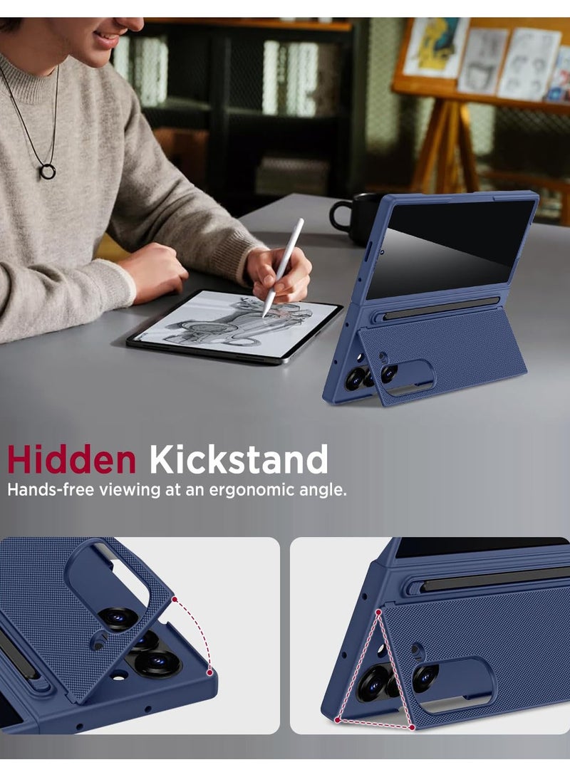 general Cover for Samsung Galaxy Z Fold 7 with Stylus, [Pen Slot] [Anti-Spy Screen Protector] [Kickstand], Heavy Duty Shockproof Anti-Scratch Ultra-Thin Reinforced Case for Galaxy Z Fold 7 - Image 5