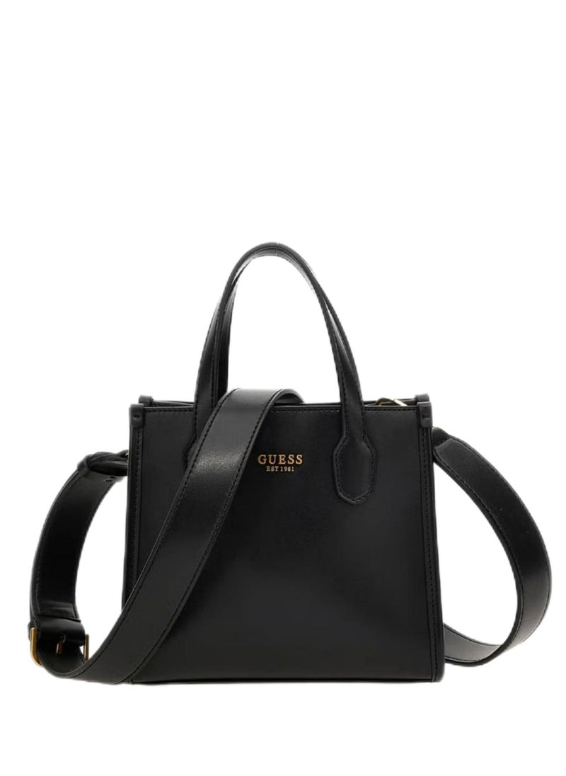 GUESS - Guess Silvana Faux Leather Mini Tote Bag - Image 1