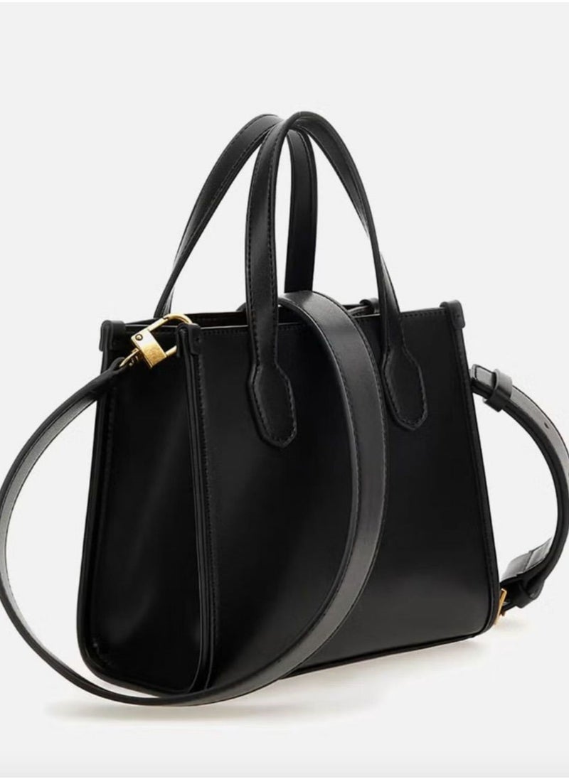 GUESS - Guess Silvana Faux Leather Mini Tote Bag - Image 1