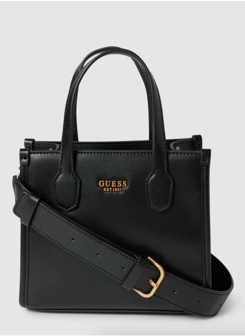 GUESS - Guess Silvana Faux Leather Mini Tote Bag - Image 1