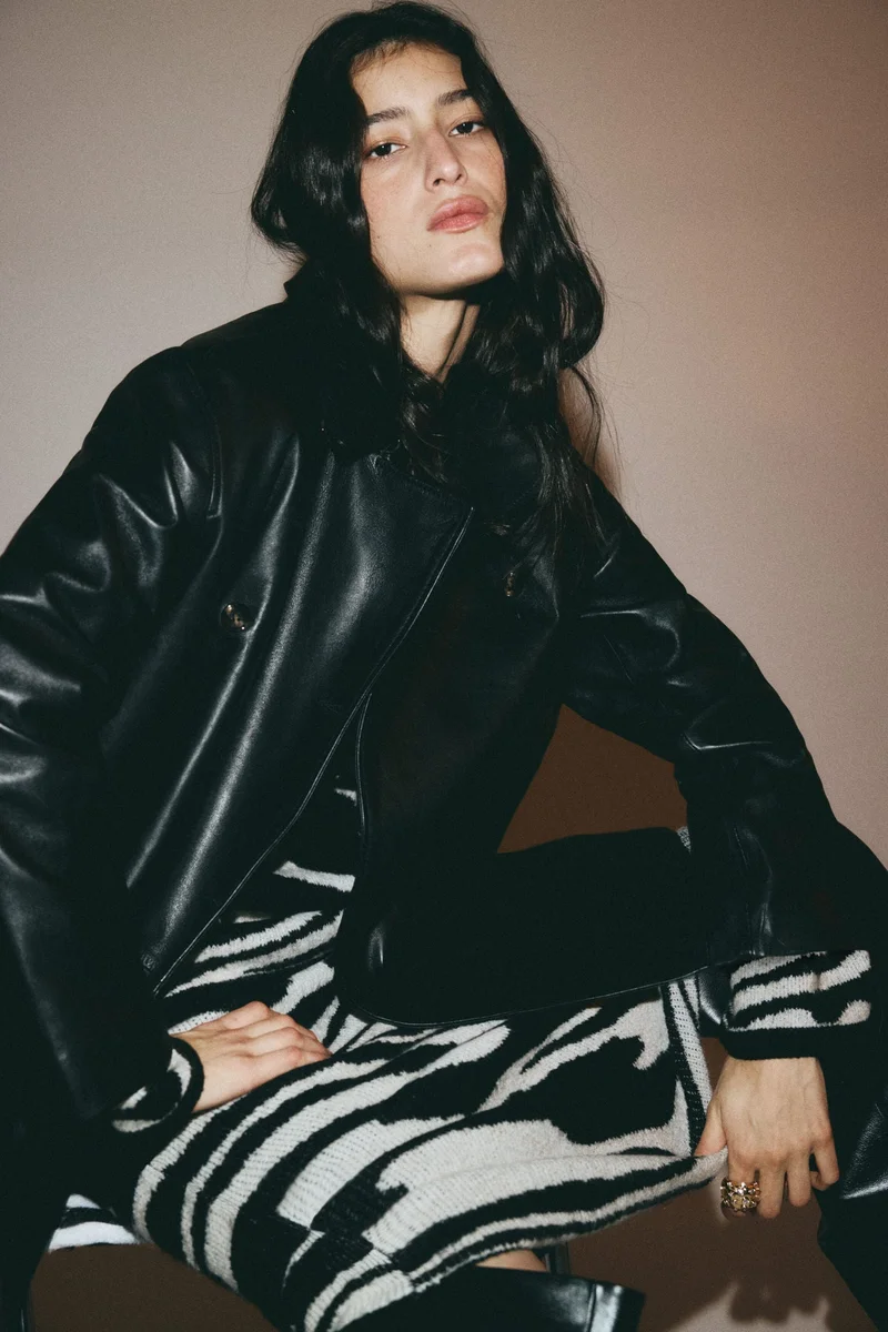 H&M Jacquard-knit skirt