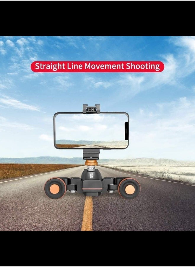 Generic - Dolly Motorized Slider Camera with Remote Control, Slider Electric Rail Screw 1/4 "to 3/8" 3 Speed Adjustable, Portable Electric Slider Track Slider Track for DSLR Camera Smartphone, 3kg Capacity - Image 1