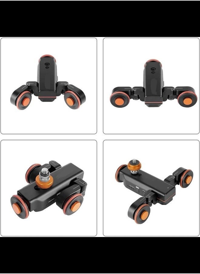 Generic - Dolly Motorized Slider Camera with Remote Control, Slider Electric Rail Screw 1/4 "to 3/8" 3 Speed Adjustable, Portable Electric Slider Track Slider Track for DSLR Camera Smartphone, 3kg Capacity - Image 1