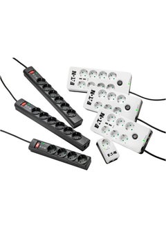 Eaton 8-Plus Surge Protected Socket and 2 USB Inputs (8-Plus Schuko, phone and TV Protected) Protection Box 8 Tel@ USB DIN-PB8TUD  - Image 4