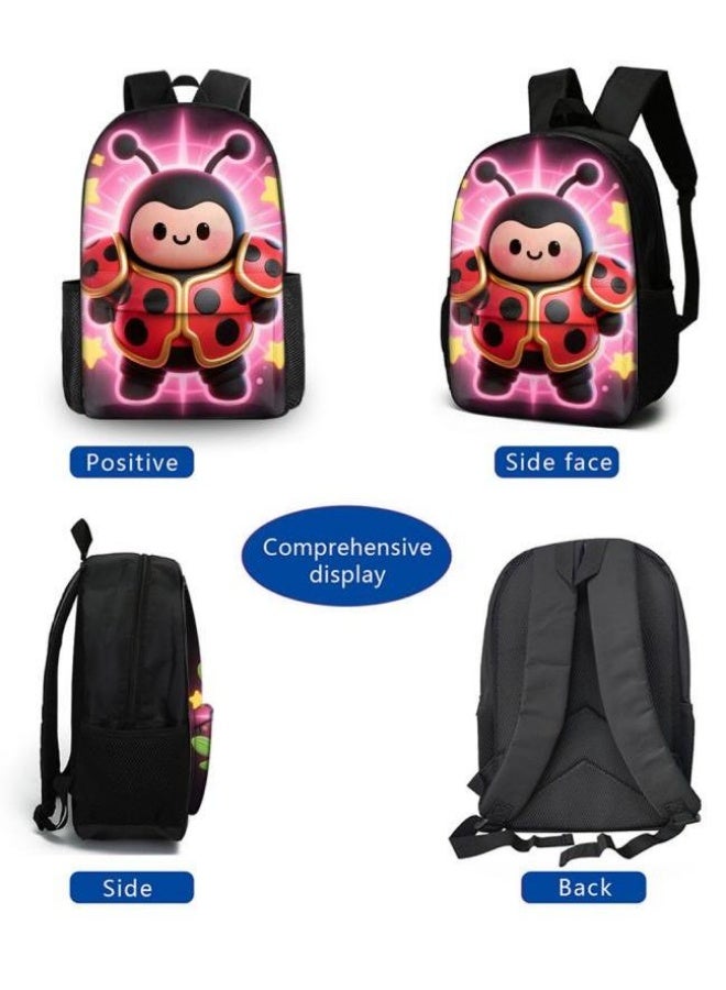 Bright Li Fire Cute cartoon pattern, practical bag three-piece set (students, children, friends' outings, mountain climbing sports, etc. can be used) - 110  - Image 3