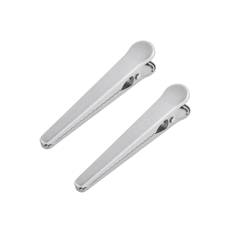 Fox Run Bag Clips Set of 2 Stainless Steel Kitchen Bag Clips 45