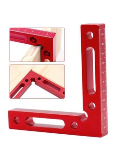 يونج شنج 90 درجة مربعات وضع سبيكة الألومنيوم ، 4.7 "× 4.7" (12x12 سم) مربع لتكتل الزاوية اليمنى النجار النجار  - Image 2