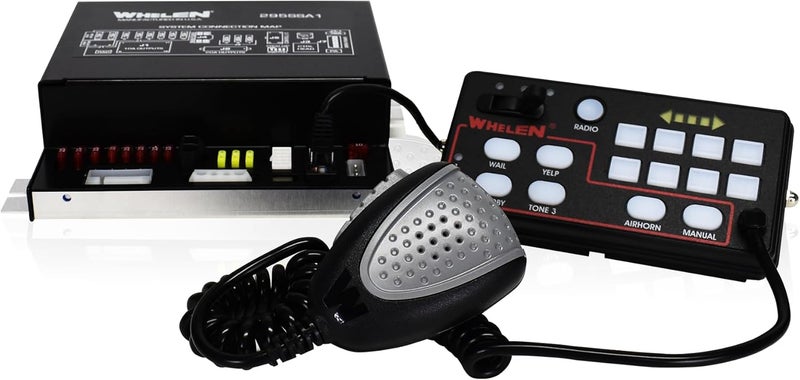 Whelen مركز التحكم في صفارة الإنذار المزدوج Whelen 295SSA1 - نظام صفارة 100 واط مع 17 نغمة - Image 1