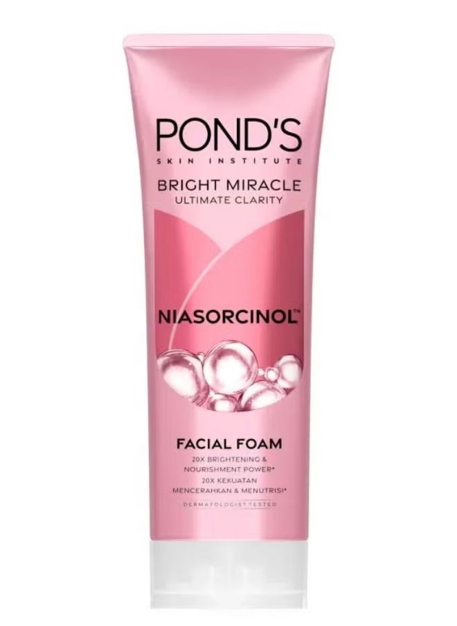 Pond's Bright Miracle Ultimate Clarity Niasorcinol Facial Foam 100g 