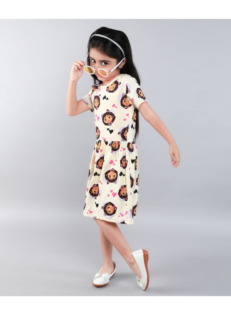 غابيز دول هاوس بيت الدمى غابي - فستان جيرسي للبنات - Image 3