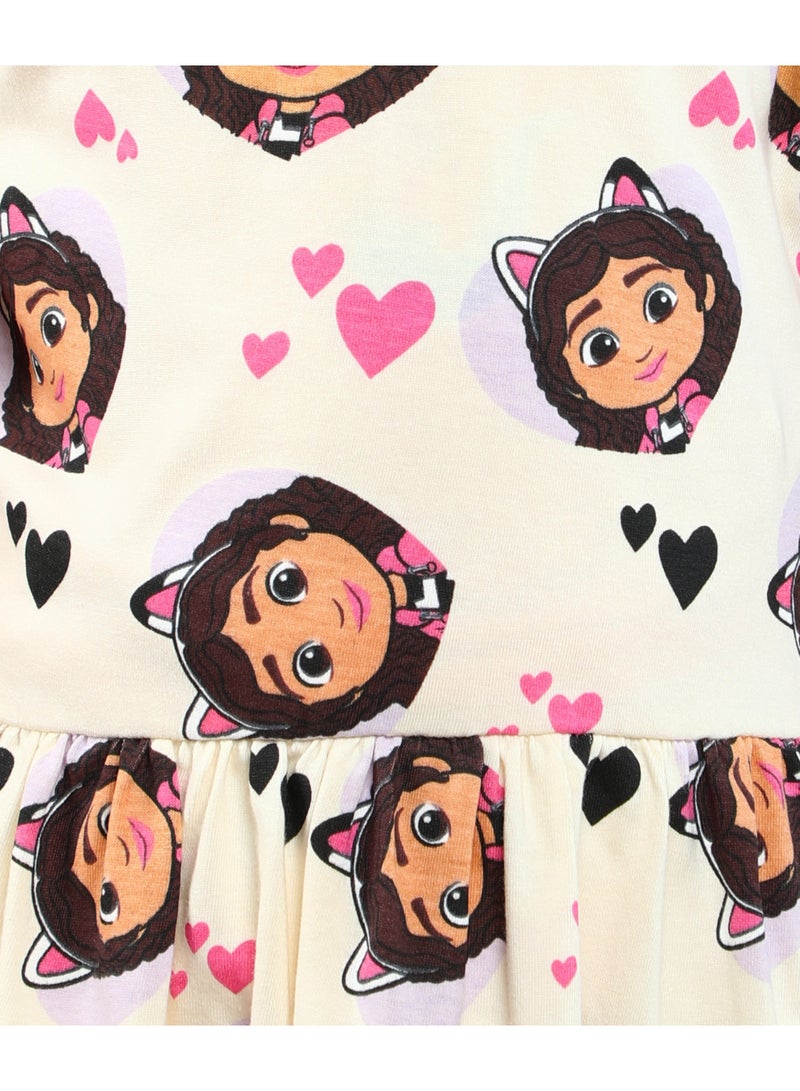 غابيز دول هاوس بيت الدمى غابي - فستان جيرسي للبنات - Image 5