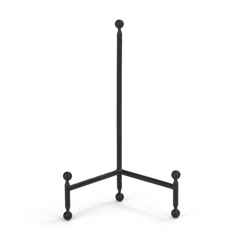 TRIPAR Modern Tripod Easel Display Black Finish  Lightweight  Durable Design  Perfect for Displaying Decorative Pictures Artwork Plates Tiles  More 12 Inch