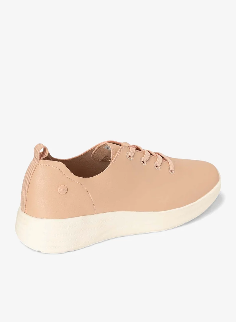 Bata Pink Comfit Lace-Up Casual Sneaker for Women | Best Price UAE