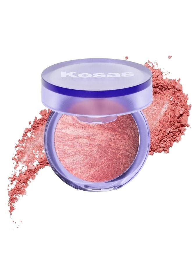 كوساس أحمر خدود بلاش إز لايف مخبوز وخالي من التلك ومشرق، دريم لاند - برونزي وردي 4.5 جرام - Image 1