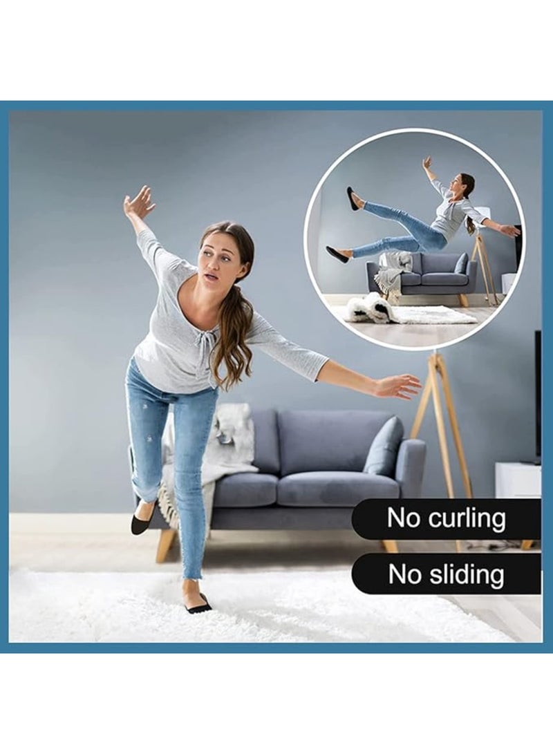 يلا جوي وسادة سجاد لاصقة للسجاد مانعة للانزلاق للأرضيات الصلبة وبلاط الأرضيات الصلبة وبساط المنطقة ،حامل لاصقات السجاد القابلة لإعادة الاستخدام القابلة للغسل (على شكل حرف L) -8 صور - Image 4