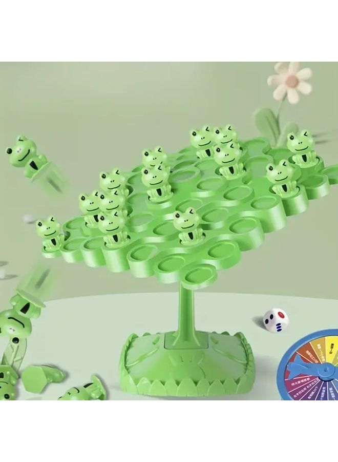 لعبة تركيب ضفادع الشجر المتوازنة مع 50 ضفدع وحقيبة تخزين لتطوير المهارات الإدراكية - Image 4