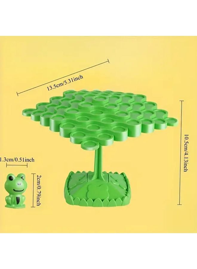 لعبة تركيب ضفادع الشجر المتوازنة مع 50 ضفدع وحقيبة تخزين لتطوير المهارات الإدراكية - Image 3