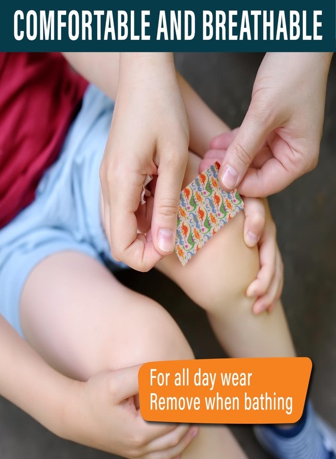 نوفاديرميس شريط ندبات السيليكون من نوفاديرميس للأطفال - شريط ندبات للندبات الجراحية - لفة 120 بوصة × 1.5 بوصة - شريط ندبات سيليكون طبي قابل لإعادة الاستخدام للأطفال - عبوة واحدة - ديناصورات - Image 5